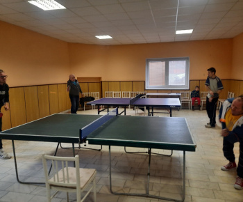 Stolnotenisový turnaj Kráľovce-Krnišov kultúrny dom 2023