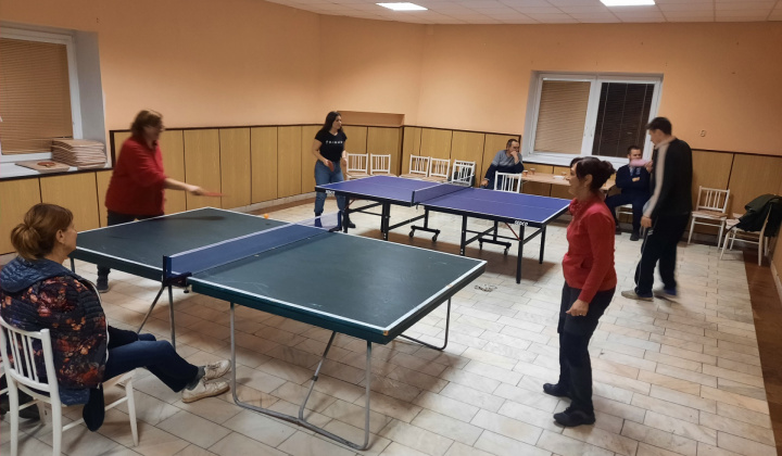 Stolnotenisový turnaj Kráľovce-Krnišov kultúrny dom 2023