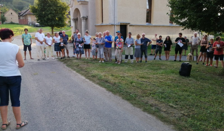 Pálenie vatry SNP 26. 8. 2023