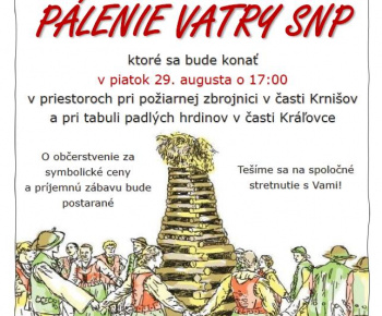 Aktuality / PÁLENIE VATRY SNP - foto