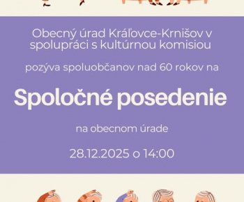 Aktuality / Milí spoluobčania srdečne Vás pozývame - foto