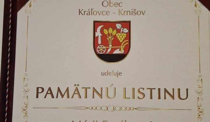760. výročie obce Kráľovce-Krnišov
