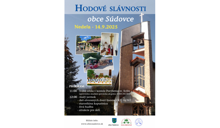 HODOVÉ SLÁVNOSTI OBCE SÚDOVCE