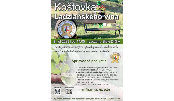 KOŠTOVKA Ladzianskeho vína 8. 7. 2023 Ladzany