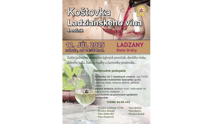 Koštovka Ladzianskeho vína