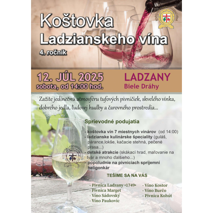 Koštovka Ladzianskeho vína