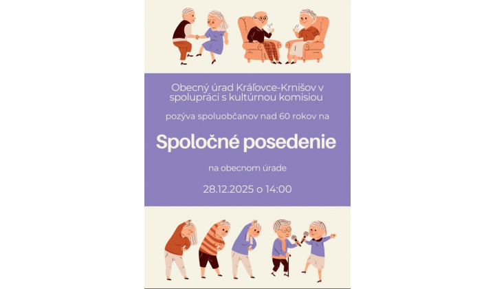 Milí spoluobčania srdečne Vás pozývame