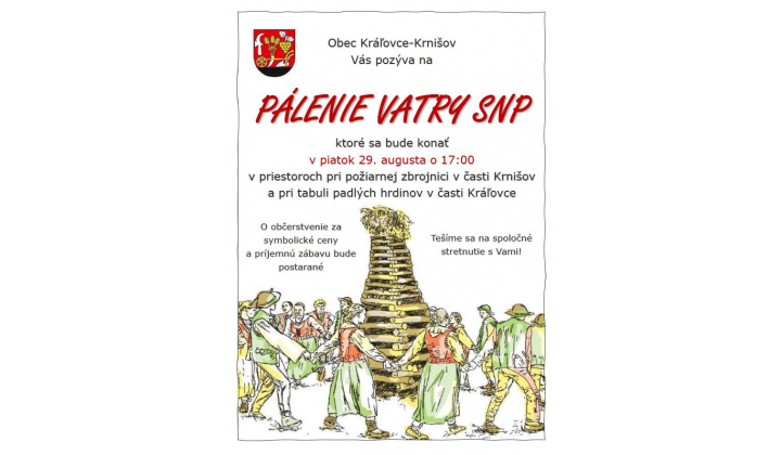 PÁLENIE VATRY SNP