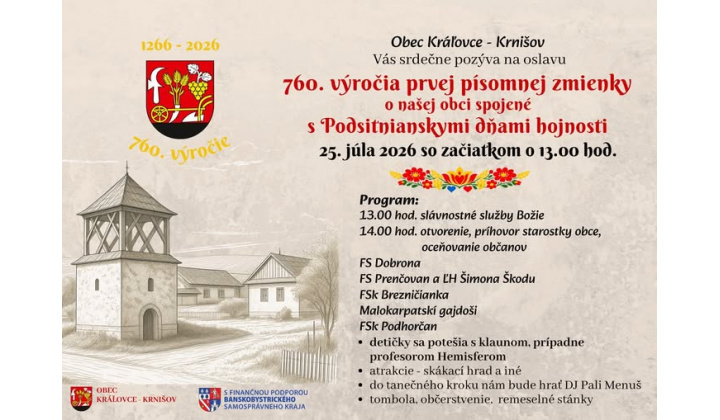 POZVÁNKA