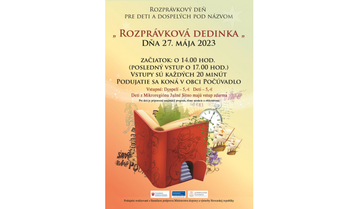 Rozprávková dedinka na POČÚVADLE 27. 5. 2023